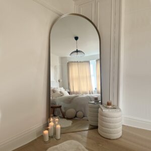 Arcus - Full Length Arched Gold Extra Large Metal Mirror 200cm x 90cm